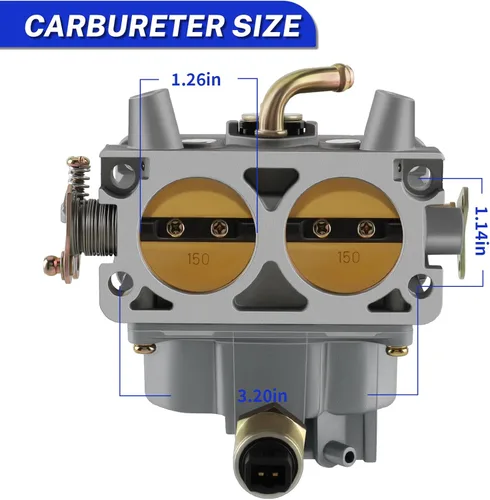 Miniatura 3 de Carburador MOTOALL para Generac 0K1588 Reemplaza 0G4612 0F9035 GP15000 GP17500 GT990 Carb