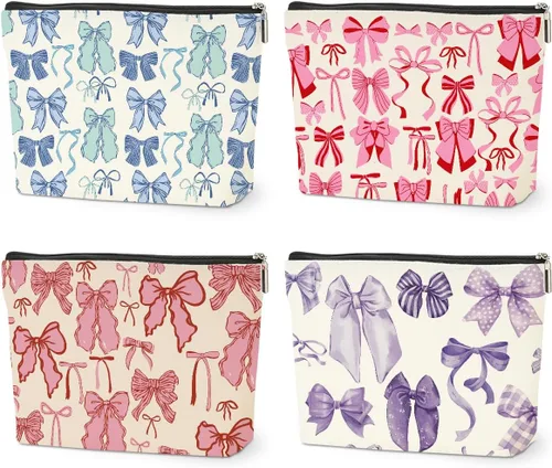 Miniatura 18 de Bolsa organizadora de cables de 2 piezas, divertida bolsa de maquillaje, bolsa de carga, bolsa de cosméticos, bolsa de almacenamiento de viaje