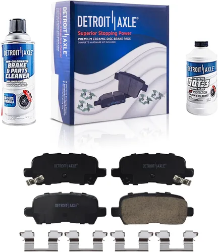 Miniatura 20 de Detroit Axle - Pastillas de Freno Delantero para Nissan Altima Maxima Sentra 350Z Cube Juke Versa INFINITI G20 G35 I30 I35 Suzuki SX4, Pastillas