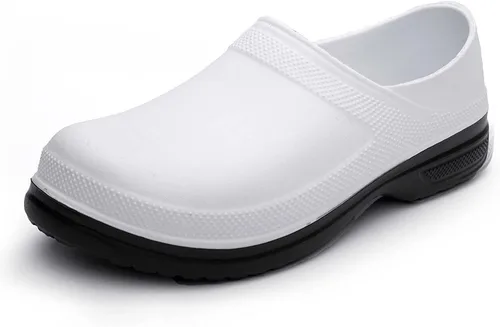 Miniatura 9 de Meidiastra Zapatos de chef antideslizantes e impermeables para hombre y mujer, zapatos de enfermera, zapatos de lluvia, zuecos de trabajo