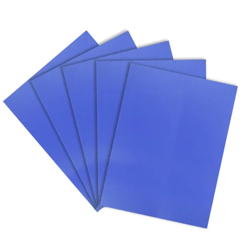 Miniatura 9 de uxcell Hojas de plástico corrugado, letreros negros en blanco de 0.118 pulgadas para patio, 8 x 12 pulgadas, tablero impermeable en blanco, 5 piezas