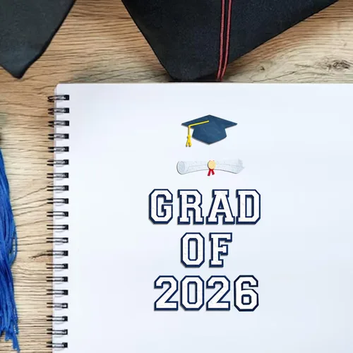 Miniatura 3 de Troqueles de graduación de metal 2026 para hacer tarjetas, troqueles de corte de fondo de sombrero de graduación, para clase de 2026, troqueles