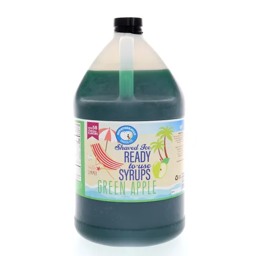 Miniatura 72 de Hypothermias Wild Cherry - Jarabe de sabores de cono de nieve hawaiano listo para usar (128 onzas líquidas), hielo afeitado, 100% azúcar de caña pura