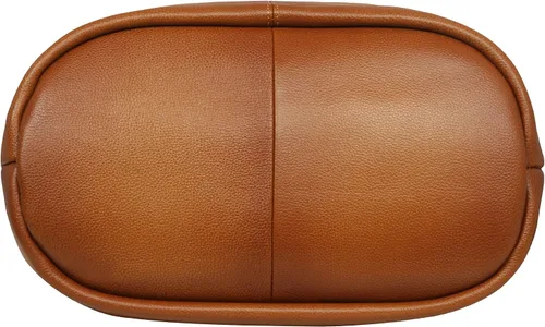 Miniatura 4 de Iswee - Bolsos de cuero genuino, diseño de hombro Hobo, bolsos para mujer