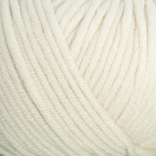 Miniatura 2 de Estako Lana 98 100% Lana Merina Superwash Lana Media Lana Lana Suave Tejido y Crochet Hilo 1.76 oz (50gr) 98 yds (295.3 ft) (6147 - Off White)