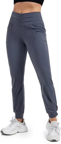 Miniatura 7 de Blaosn Pantalones deportivos fluidos para mujer con bolsillos, pantalones deportivos de yoga, entrenamiento, leggings casuales para descansar, ropa