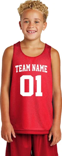 Miniatura 5 de Custom Basketball Jersey Youth Sizes Add Your Team, Name, & Number Unisex