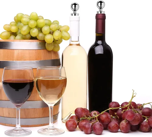 Miniatura 7 de Tapones de vino para botellas de vino, 3 unidades, tapón de botella de vino al vacío con corchos de vino reutilizables de silicona, a prueba