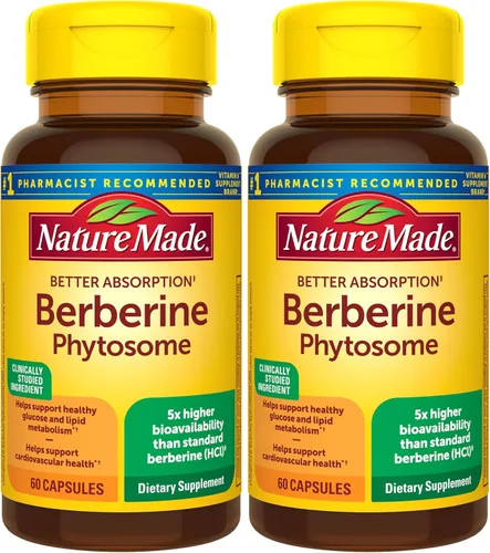 Miniatura 9 de Nature Made Cápsulas de fitosoma de berberina de mejor absorción, 1100 mg por 2 cápsulas diarias, suplemento de berberina para apoyo a la salud