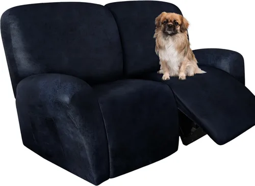 Miniatura 71 de ANARACHON Fundas para Sillas Reclinables Tipo Cuero, 4 Piezas Funda para Sillón Reclinable Lazy Boy, Protector de Muebles - Funda Suave Lavable