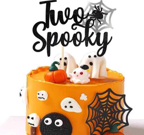 Miniatura 37 de 1 paquete de decoración de pastel de Halloween con purpurina para Halloween, fantasma, calabaza, pastel para casa encantada, bruja, calabaza, 7