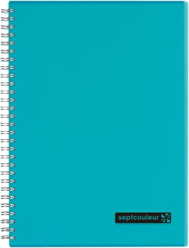 Miniatura 12 de Maruman Septcouleur - Cuaderno rayado - A5, 5.83 x 8.27 pulgadas, 80 hojas/160 páginas, diario de papel rayado universitario de 0.276 in, espiral