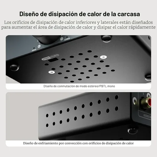 Miniatura 7 de AIYIMA A07 MAX Amplificador Estéreo de 2 Canales para Audio del Hogar 300W*2 TPA3255 Clase D Amplificador de Potencia/Amplificador Mono Enlazable