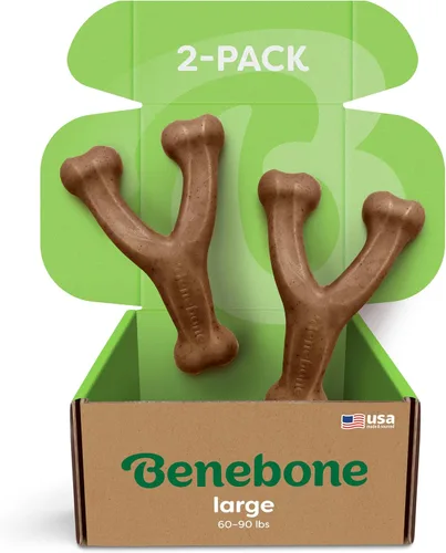 Miniatura 12 de Benebone Fishbone - Juguete masticable duradero para perros masticadores agresivos, mediano, grande, pequeño, gigante