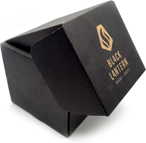 Miniatura 5 de Black Lantern Tazas de café – Tazas de cerámica con temática natural premium para bebidas calientes – Taza rústica de alce impreso a mano