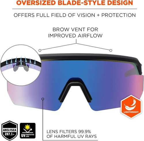 Miniatura 3 de Ergodyne Skullerz AEGIR - Lentes de sol de seguridad antiarañazos
