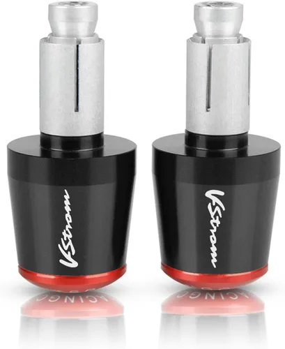 Miniatura 10 de Para Suzuki V-Strom 650/DL650 250/DL250 V-Strom 650 DL1000/V-STROM motocicleta 7/8 pulgadas 0.866 in manillar mano agarraderas tapa de extremo