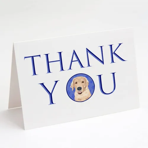 Miniatura 4 de Caroline's Treasures CK8919GCA7P - Tarjetas de felicitación y sobres de agradecimiento tricolor #1, diseño de pastor australiano, color negro, Blanco