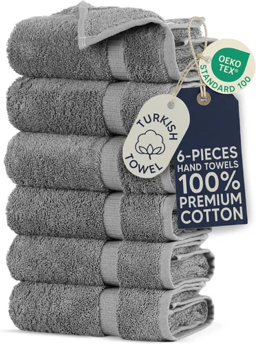 Miniatura 19 de Towel Bazaar Toallas Turcas de Algodón Premium Súper Suaves y Absorbentes (Juego de 2 Toallas de Baño Grandes, Blanco)