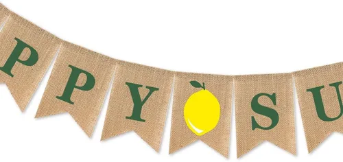 Miniatura 3 de SWYOUN Cartel de arpillera de Sukkot de Sukkah, suministros para fiestas judías, decoración de guirnalda