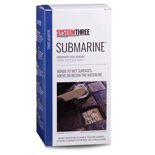 Miniatura 2 de Adhesivo de pasta epoxi submarina System Thre, kit de cuarto de galón