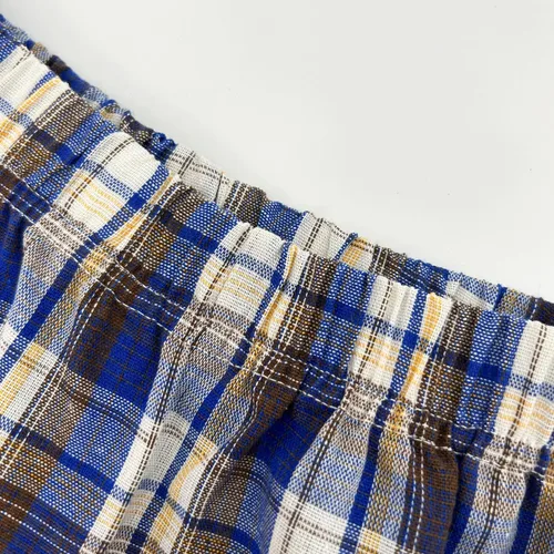 Miniatura 6 de Conjunto de ropa de algodón para niños pequeños y niñas de manga corta camiseta y pantalones cortos