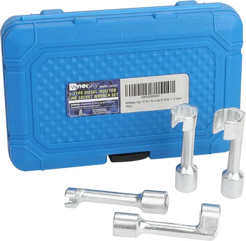 Miniatura 5 de Línea zócalo diesel del inyector, 1/2" impulsión, llave 12 14 16 17 18 19 para la mayoría de los motores diesel