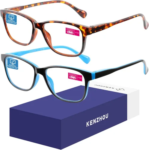 Miniatura 8 de K KENZHOU Lentes de luz azul para mujeres y hombres, lentes de bloqueo de luz azul para teléfonos de juegos de computadora, antifatiga ocular y Negro