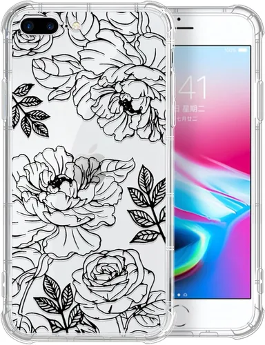 Miniatura 16 de Funda compatible con iPhone XR, TPU suave, transparente, a prueba de golpes, funda protectora transparente para iPhone XR, cactus