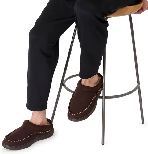 Miniatura 2 de Dearfoams Men's Thompson Cozy Memory Foam Indoor Outdoor Clog House Slipper
