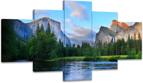 Miniatura 9 de SKASNFAI Grand Teton - Lienzo decorativo para pared, parque nacional Wyoming, puesta de sol, naturaleza, montaña, arte enmarcado para sala de estar