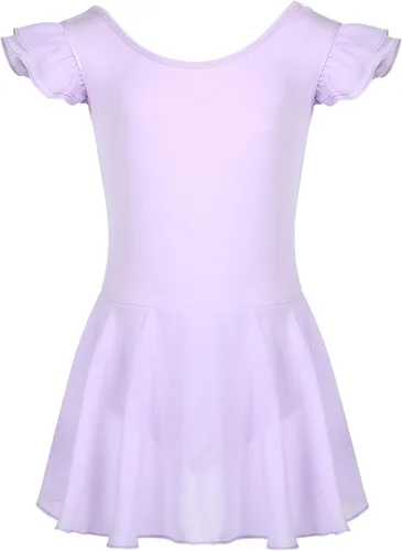 Miniatura 3 de HiDance Leotardos de ballet para niñas, vestido de baile de bailarina, leotardos de ballet con falda