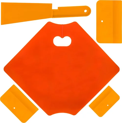 Tablero de Mezcla de Relleno Corporal de Custom Shop con Herramientas de Esparcidor de Relleno Corporal de Plástico de 4, 5 y 6 Pulgadas para