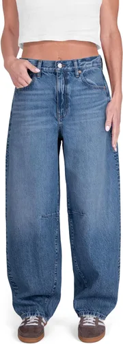 Miniatura 7 de Jeans Vaqueros de Barril Holgados para Mujer, de Pierna Ancha, de Tiro Medio, Denim Premium