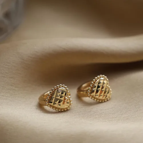 Miniatura 31 de Gempires - Aretes ligeros y gruesos, delicados y minimalistas, hipoalergénicos, chapados en oro, sin deslustre, diseño clásico, para uso diario