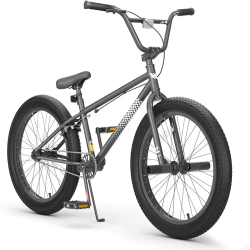 Miniatura 18 de 67i - Bicicleta BMX para niños de 18/20 pulgadas, bicicleta para niños de 8 a 12 años con freno U delantero y trasero, asiento ajustable, horquilla