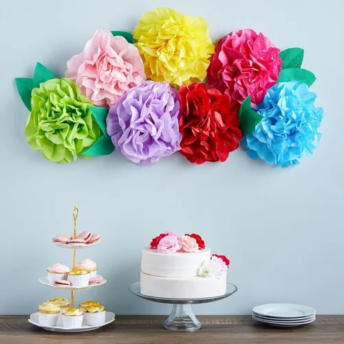 Miniatura 2 de Papel de seda colorido para bolsas de regalo y envoltura, 120 hojas, hojas de papel de regalo para regalos y suministros