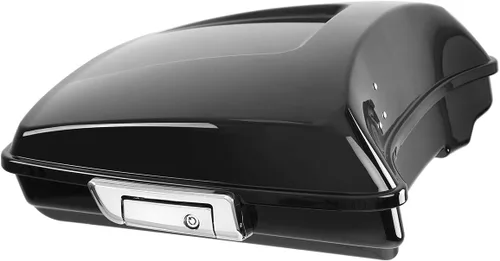 Miniatura 9 de XMT-MOTO King Tour Trunk + almohadilla de respaldo envolvente+estante de montaje negro+accesorios de acoplamiento para Harley Touring Road King Road