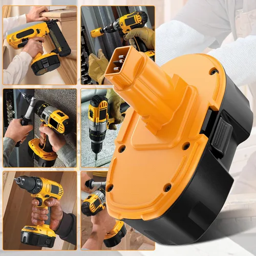 Miniatura 7 de Paquete de 2 5000 Ah de repuesto para batería Dewalt de 18 V Ni-Mh DC9098 DC9096 DC9099 DC970 DW9095 DW9096 DW9098 DW9099 DE9039 DE9096 DE9098