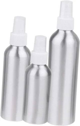 Miniatura 5 de DOITOOL 9pcs Refillable Aluminum Spray Bottles Travel Containers Nozzle for Perfume and Liquid Storage Portable and White