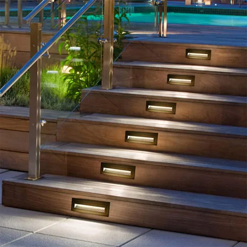 Miniatura 8 de Lámpara de pared moderna para escaleras, 6 W, con rejilla horizontal, placa frontal para interiores y exteriores, impermeable, color gris