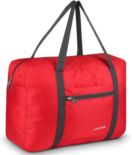F.FETIVIN Bolsa de viaje para artículos personales de 18 x 14 x 8 pulgadas para Spirit Airlines, ligera, bolsa de lona impermeable para gimnasio,