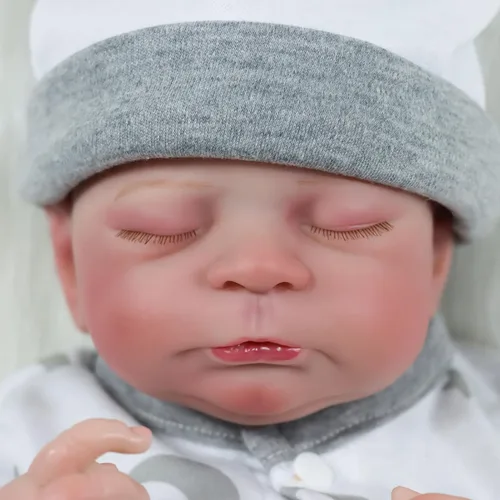 Miniatura 5 de Muñecas realistas de bebé recién nacido, de 22 pulgadas, de vinilo suave, con ropa de estrellas y luna, regalo de cumpleaños para niños a partir
