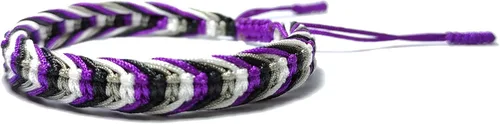 Miniatura 3 de LAMIBEE Pulsera tibetana con diseño de pansexualidad bisexual LGBT Proud Love Brazaletes de cuerda de amuleto y bohemio para mujeres y hombres