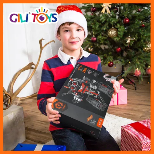 Miniatura 8 de GILI Robot Building - Kit de construcción con control remoto STEM para niños de 8 a 12 años, juguetes educativos 3 en 1 para niños de 6, 7, 8, 9