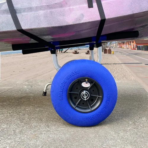 Miniatura 4 de Carrito de kayak, carrito de kayak de alta resistencia, ruedas de carretilla de canoa para paddleboard, kayaks, transporte SUP