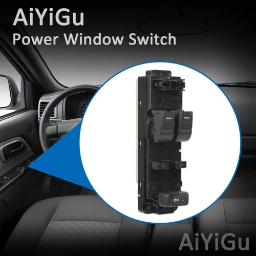 Miniatura 6 de Interruptor de ventana maestro con botón de control de potencia lateral del conductor compatible con Chevy Colorado GMC Canyon 2004-2012, Isuzu