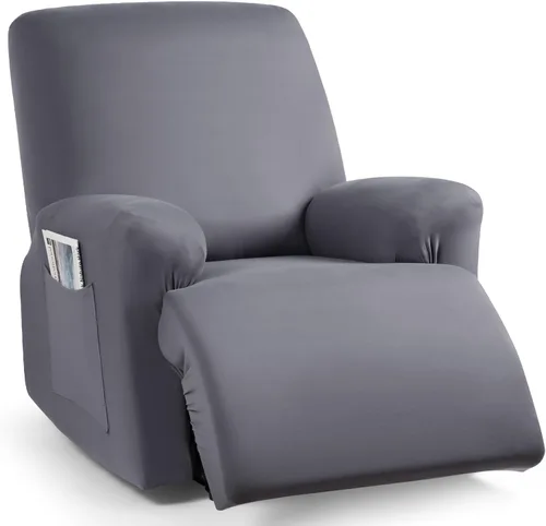Miniatura 50 de TAOCOCO Funda para sofá reclinable, 3 piezas de fundas de tela de poliéster elástica para sofá reclinable de 3 asientos, protector de muebles suave
