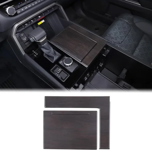 Miniatura 8 de Aunginsy Cubierta de panel para portavasos de consola central de automóvil, compatible con Toyota Tundra/Sequoia 2022-2026, soporte de taza de agua