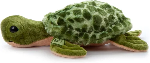 Miniatura 5 de The Petting Zoo Peluche de tortuga marina, regalos para niños, animales salvajes del océano Onez, juguete de peluche de tortuga marina de 14 pulgadas
